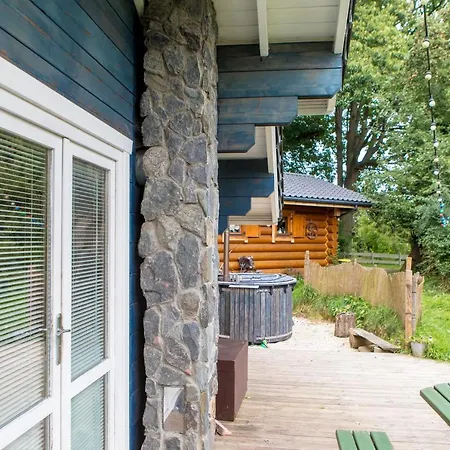 Saunowisko W Kragu - Niebieski I Zolty Villa *