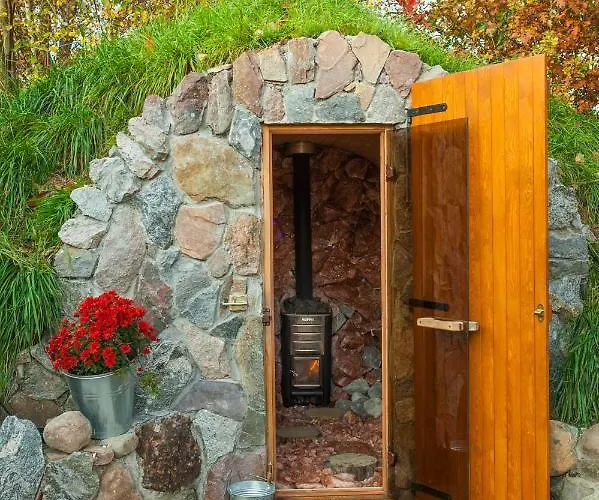 Saunowisko W Kragu - Niebieski I Zolty