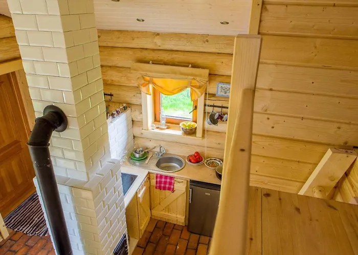 Villa Saunowisko W Kragu - Niebieski I Zolty *