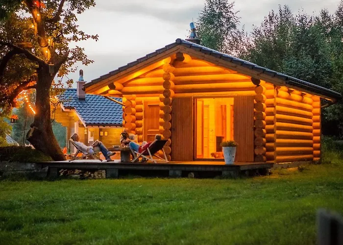 Saunowisko W Kragu - Niebieski I Zolty Villa Krąg